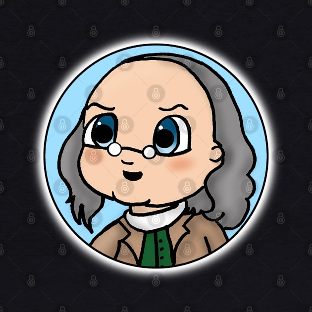 Chibi Ben Franklin Patriot Portrait by Aeriskate